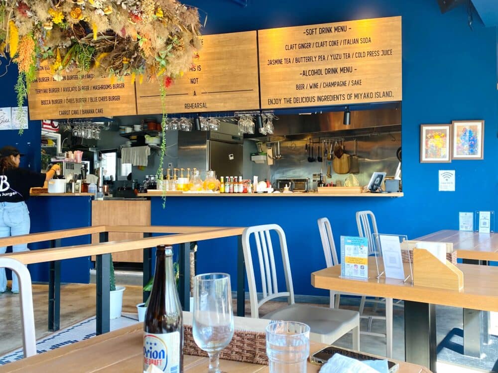ボッカバーガーの店内