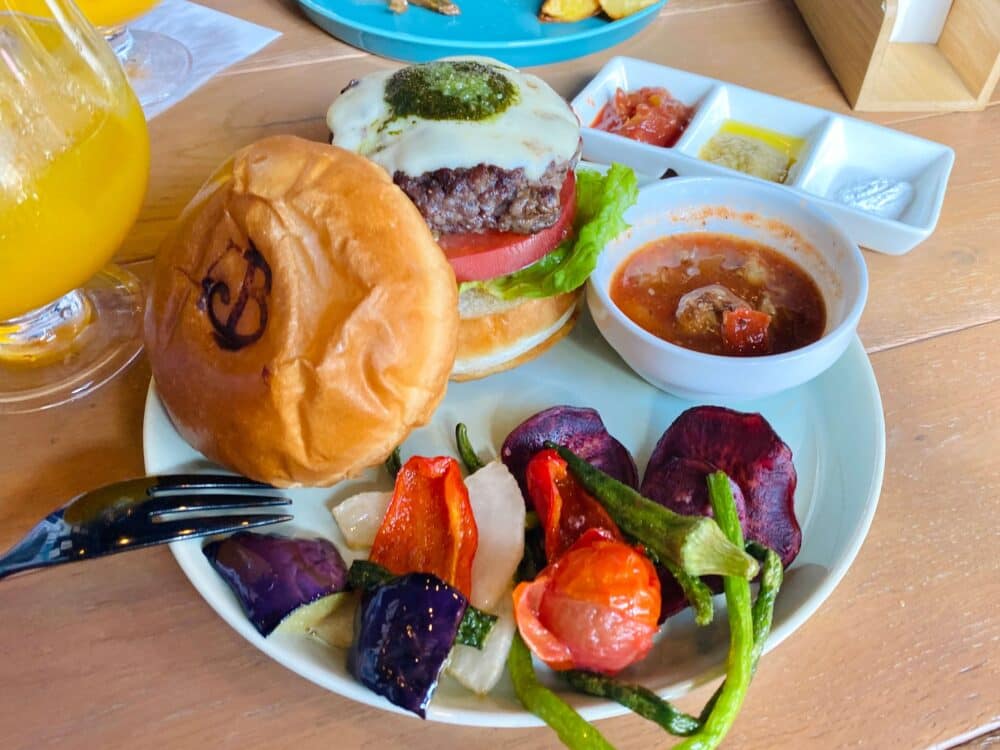 ボッカーバーガーのセット